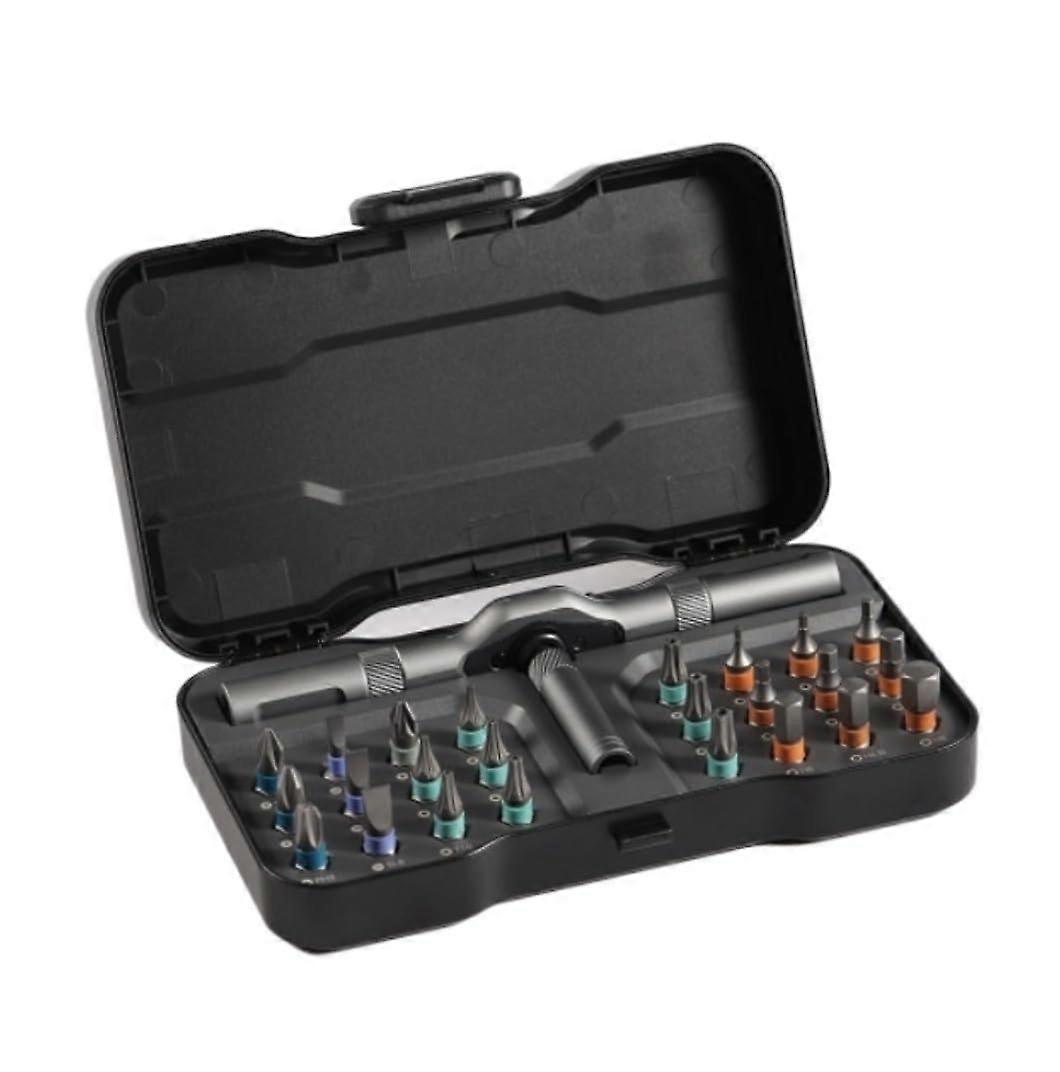 Tool Kit Tool Set Tool Box Set 24in1 Ratcheting Screwdriver Sets Bit Ratchet Screwdriver Repair Tool Multipurpose Manual Hardware Tool Kit Set