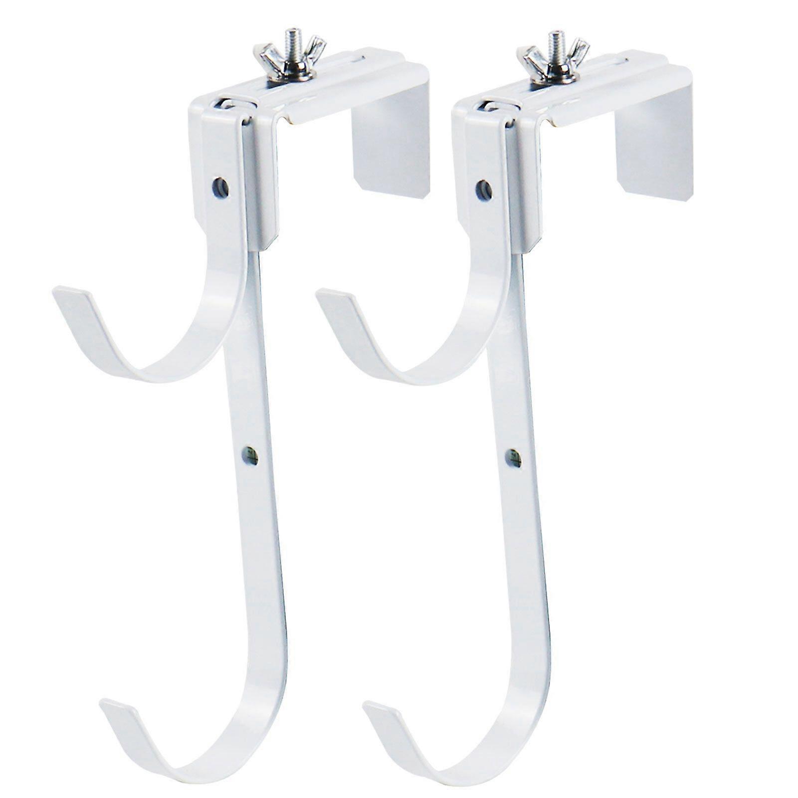 Discount 50% Adjustable Aluminum Pool Pole Hanger/Hook, for Pool Poles, use to Hang Pool Accessories on Pool Fence/Wall