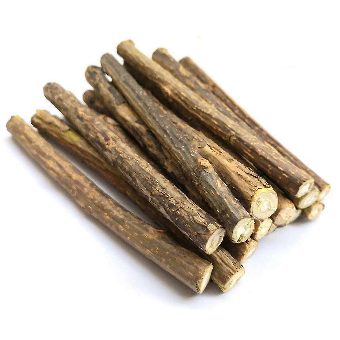 15Pcs Natural Silvervine Sticks for Matatabi Chew Sticks Teeth Molar Chew Toys for Cat Teeth Cleaning