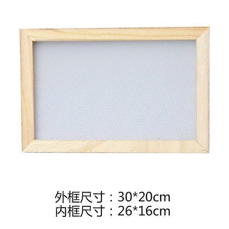 2pcs Traditional Wooden Paper Making Frame for Kids DIY Crafting Multi-Use Wood Frame Mesh Screen for Handmade Paper Pulp Art