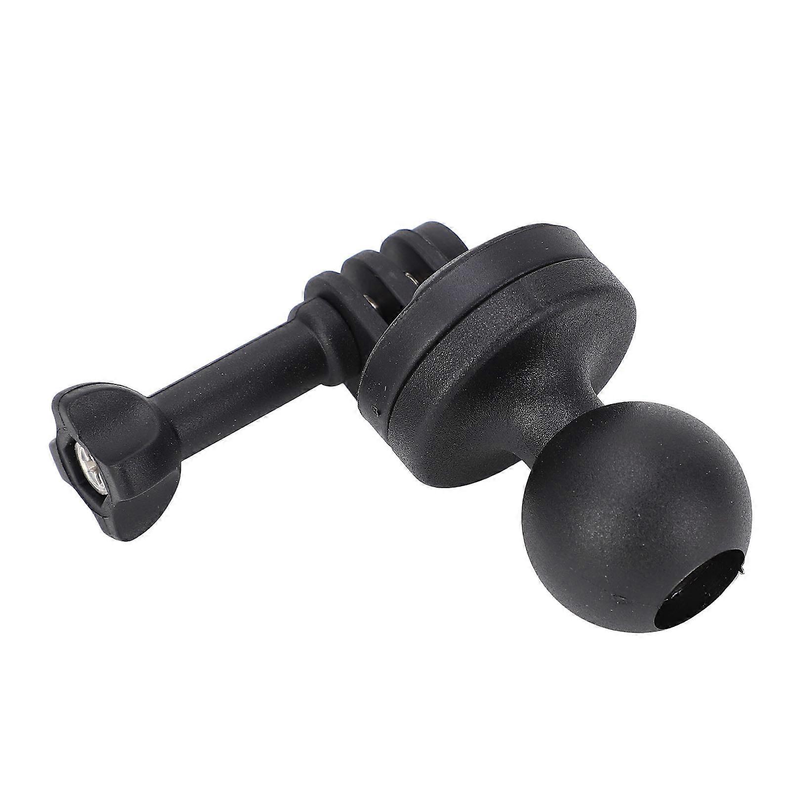 Adaptateur de montage à rotule 1 po en alliage d'aluminium et caoutchouc pour bras à double douille Insta360 One X2 X One R RS GO 2 B