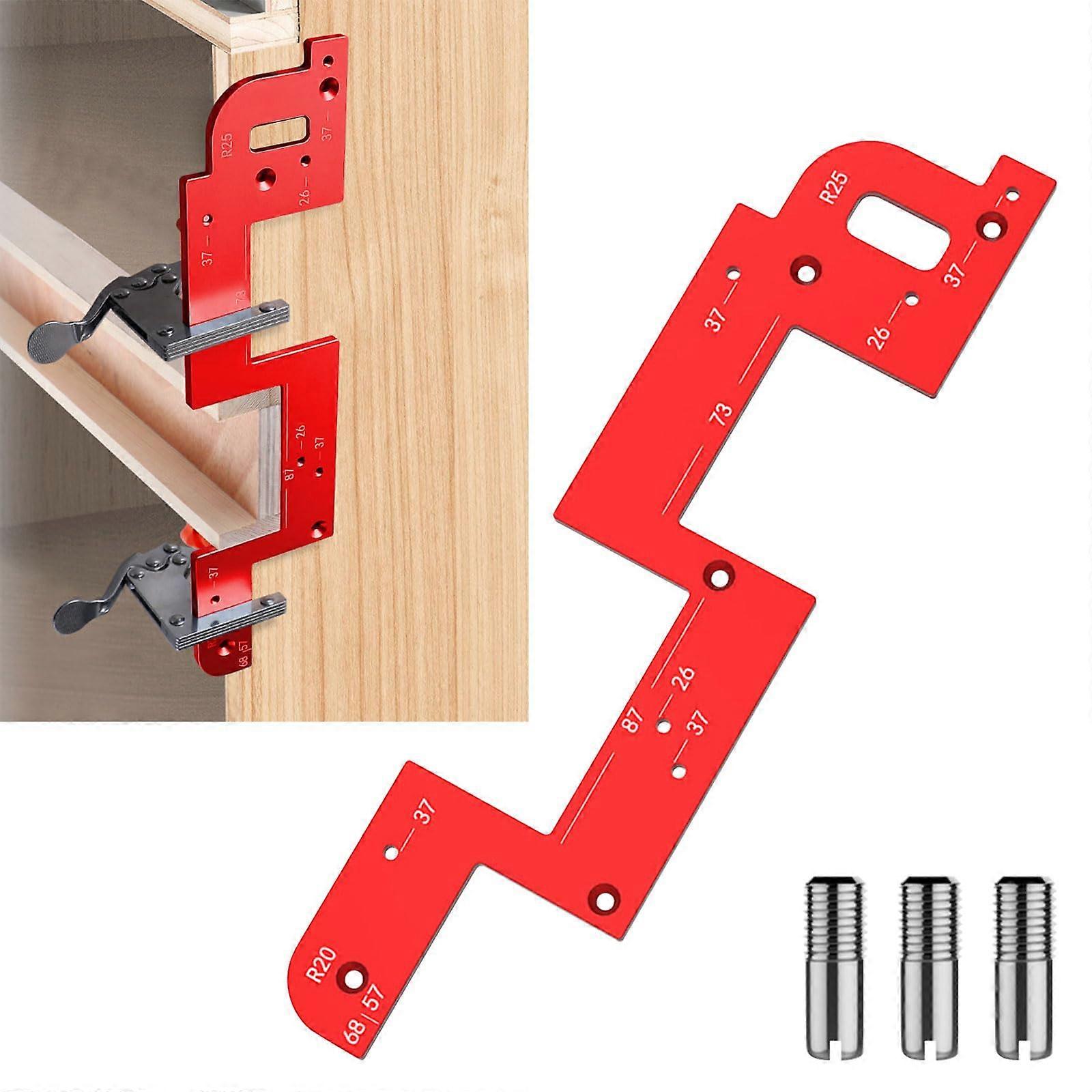 Arc Grooving Auxiliary Tool, Aluminum Grooving Guide, HandleFree Slotting Mold, Mold Grooving Tool for Closet