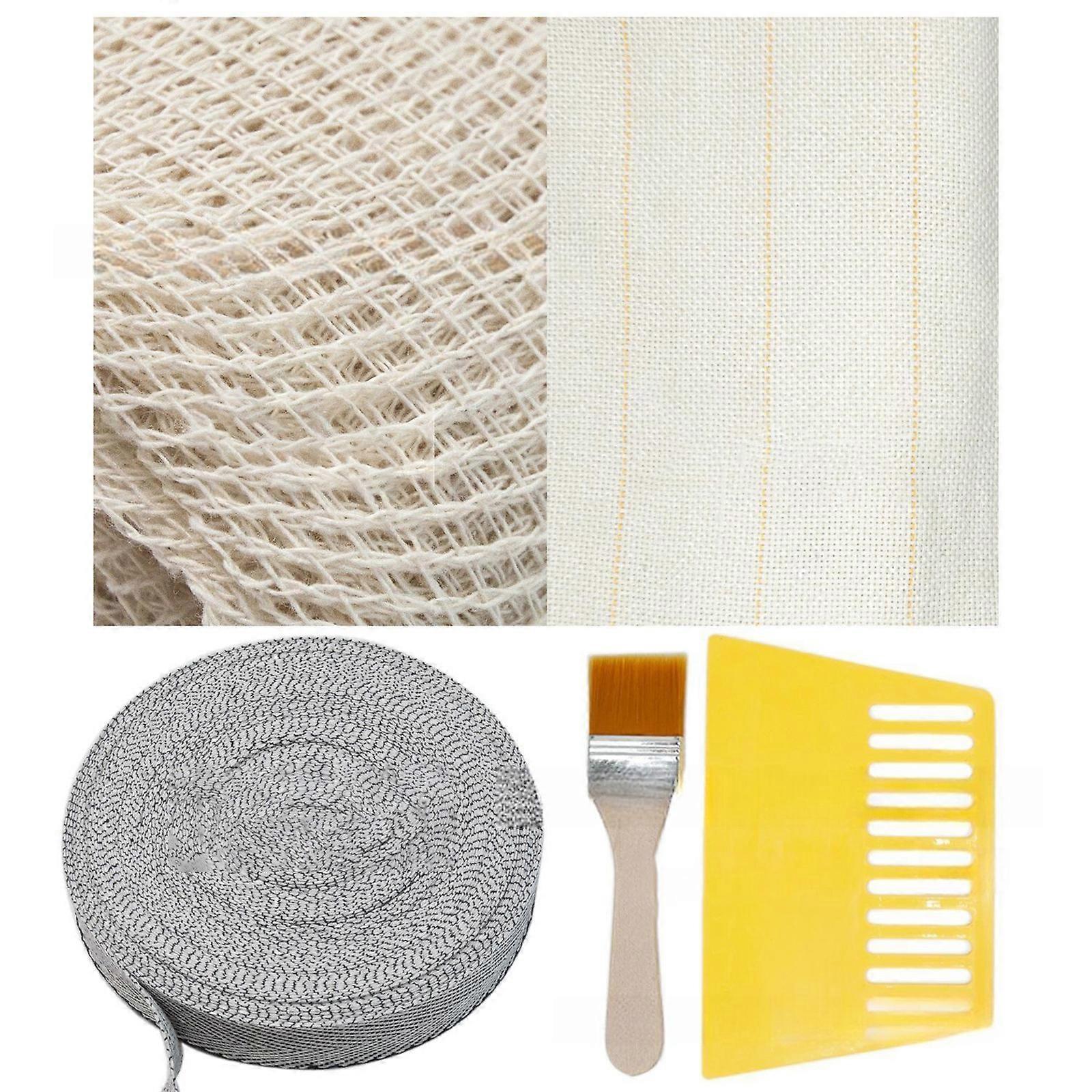 Tufting Cloth Binding Strips for Professional Tailors Beginner Rug Backing Fabric Tufting Edging Strips for Rug Making