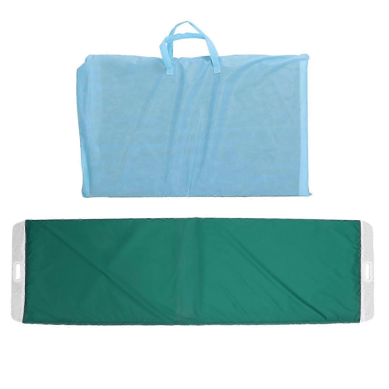 Patient Transfer Board Nylon Lightweight Foldable Transferring Board For Elderly Green
