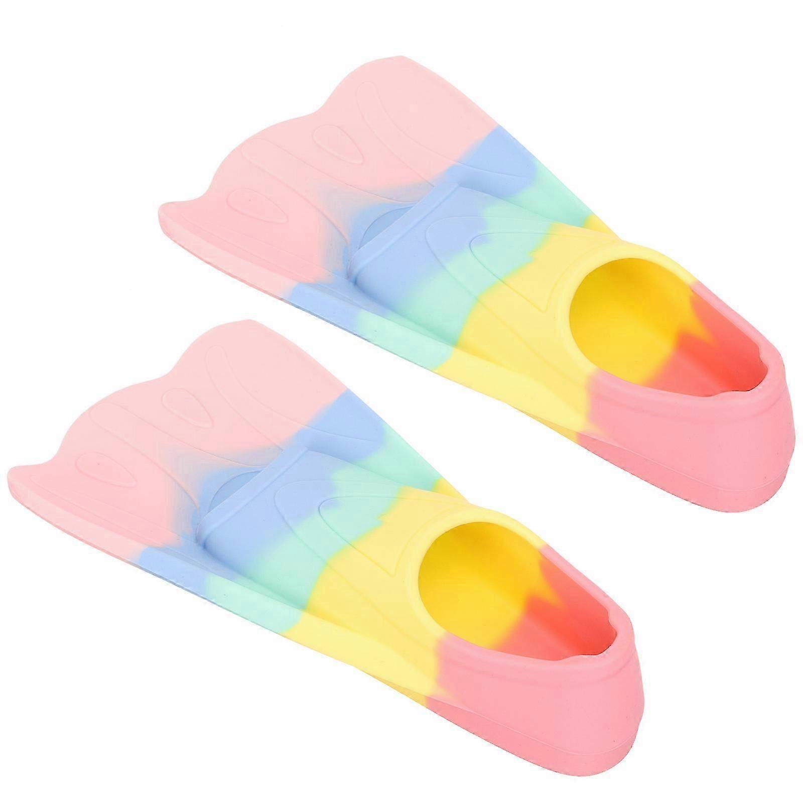 Mukavat silikoniset uimaräpylät lapsille - joustavat ja kannettavat - 2 väriä