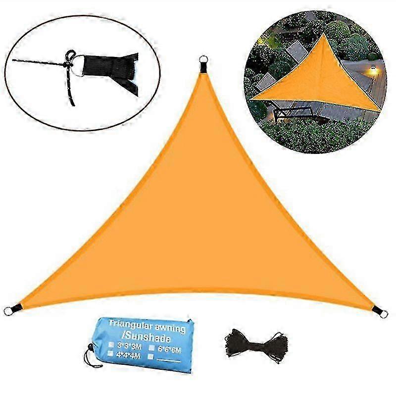 Triangle Sunshade Sail Canopy Patio Waterproof Tent Uv Block Awning For Garden Backyard