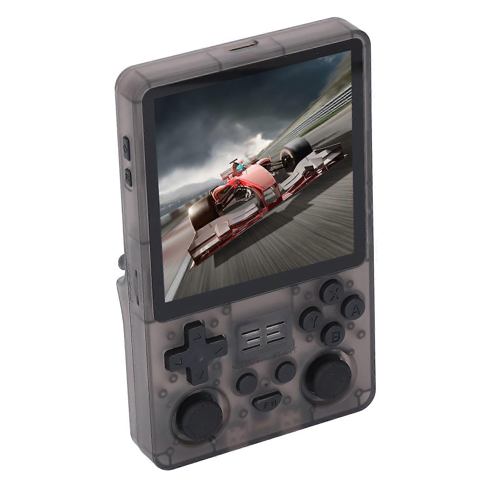 RGB20SX Handheld Game Console Transparent Black Dual Joystick 4 Inch IPS Screen 5000mah Portable Game Player for Entertainment 16G 128G 