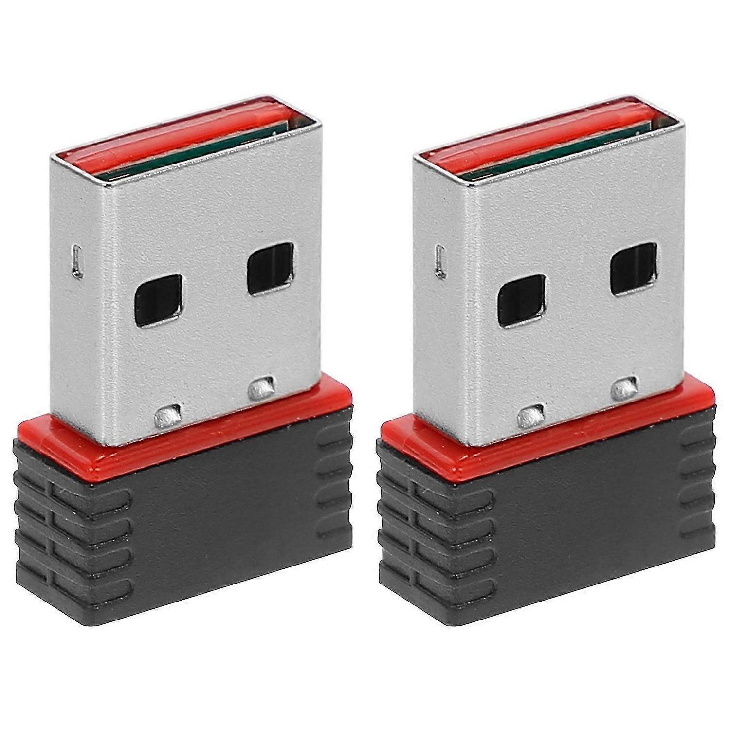 2PCS Mini WiFi Adapter 150M USB WiFi Network Wireless Network Adapter Portable USB Wifi Receivers fo