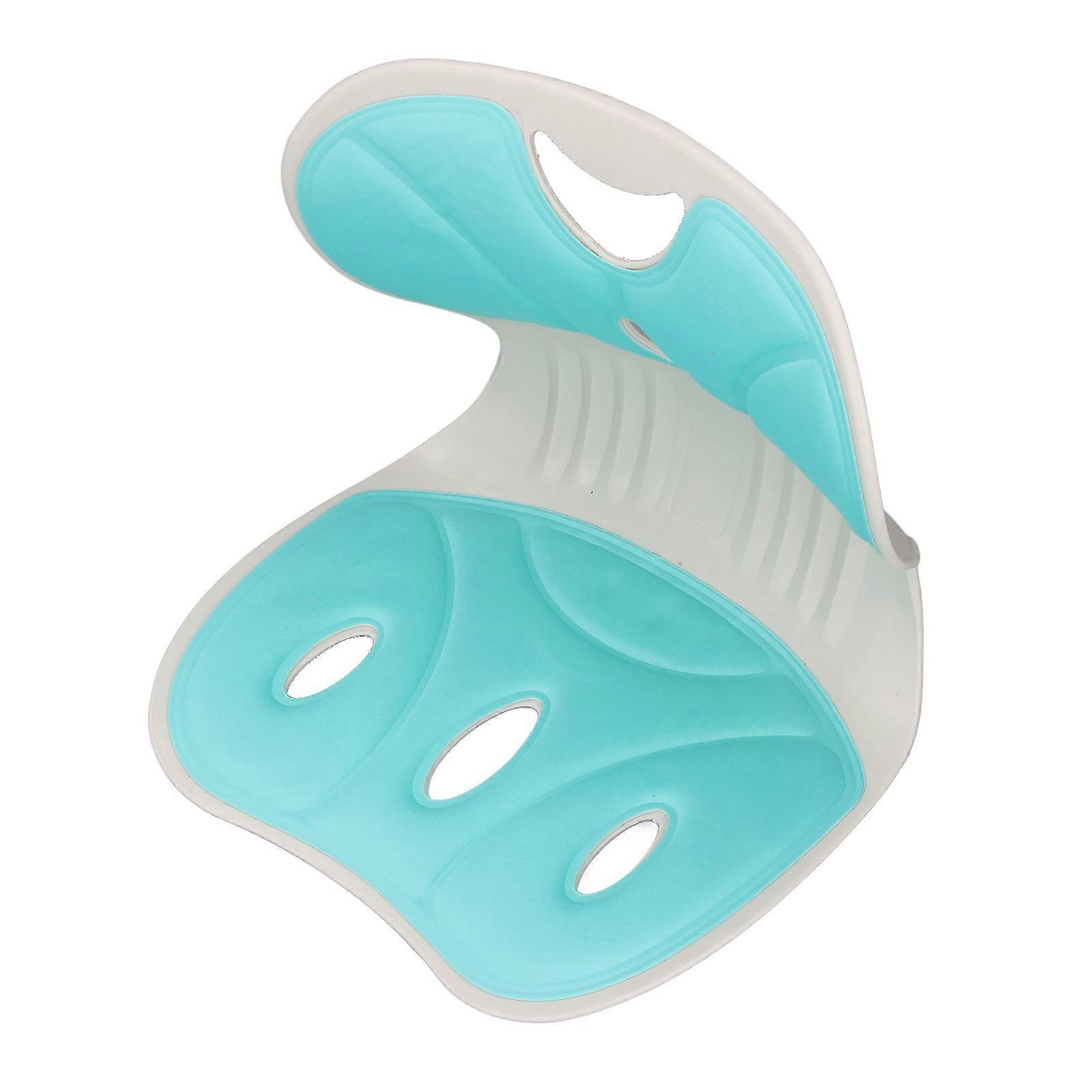 Ergonomic Back Lumbar Support for Good Posture Correction Soreness Relief Posture Correcting Chair for Office Home Green 