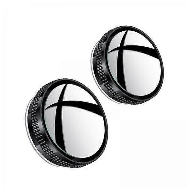 2xCar Mirror Round Convex Mirror with Frame