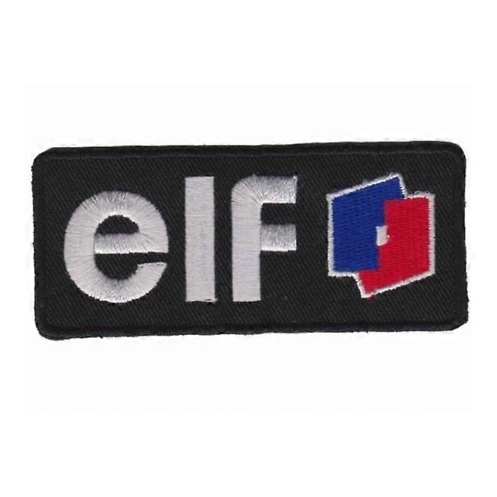 Patch - ELF - Logotipo - Preto - 10x4cm - Termocolante