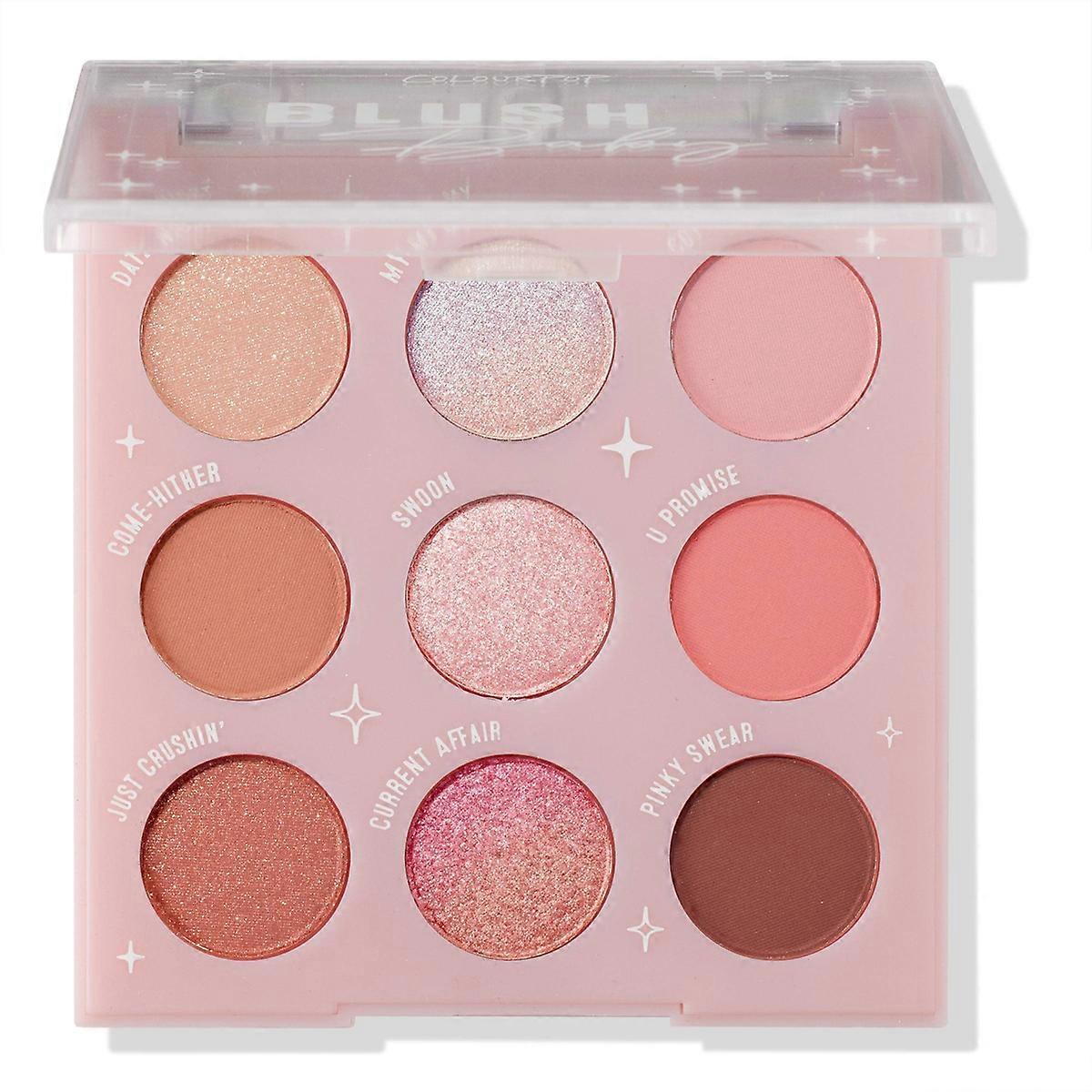 Colourpop Pressed Powder Eyeshadow Makeup Palette, Blush Baby - 0.3oz
