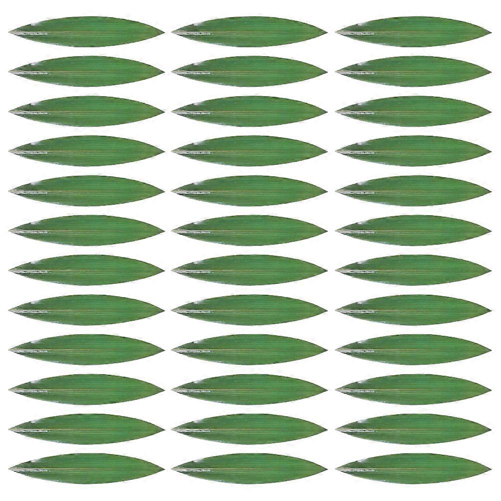 Realistic Bamboo Leaves for Sushi Serving, Elevate Presentation, Great for Restaurants