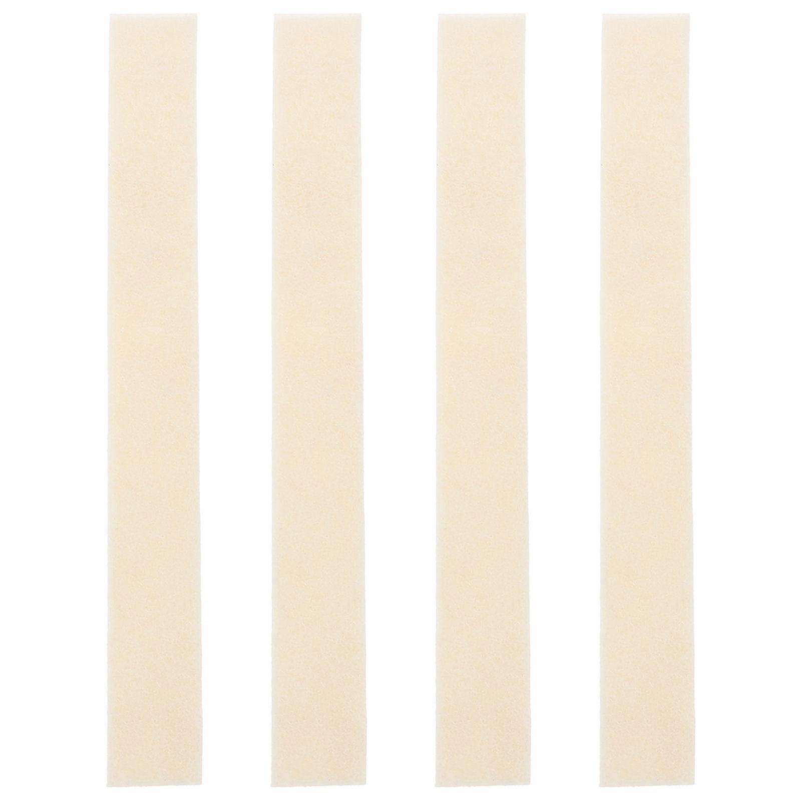 4pcs Clarinet Protective Felt Strips for Flute & Trombone – Self Adhesive Pads to Reduce Friction Noise – Essential Accessory for Woodwind Instruments
