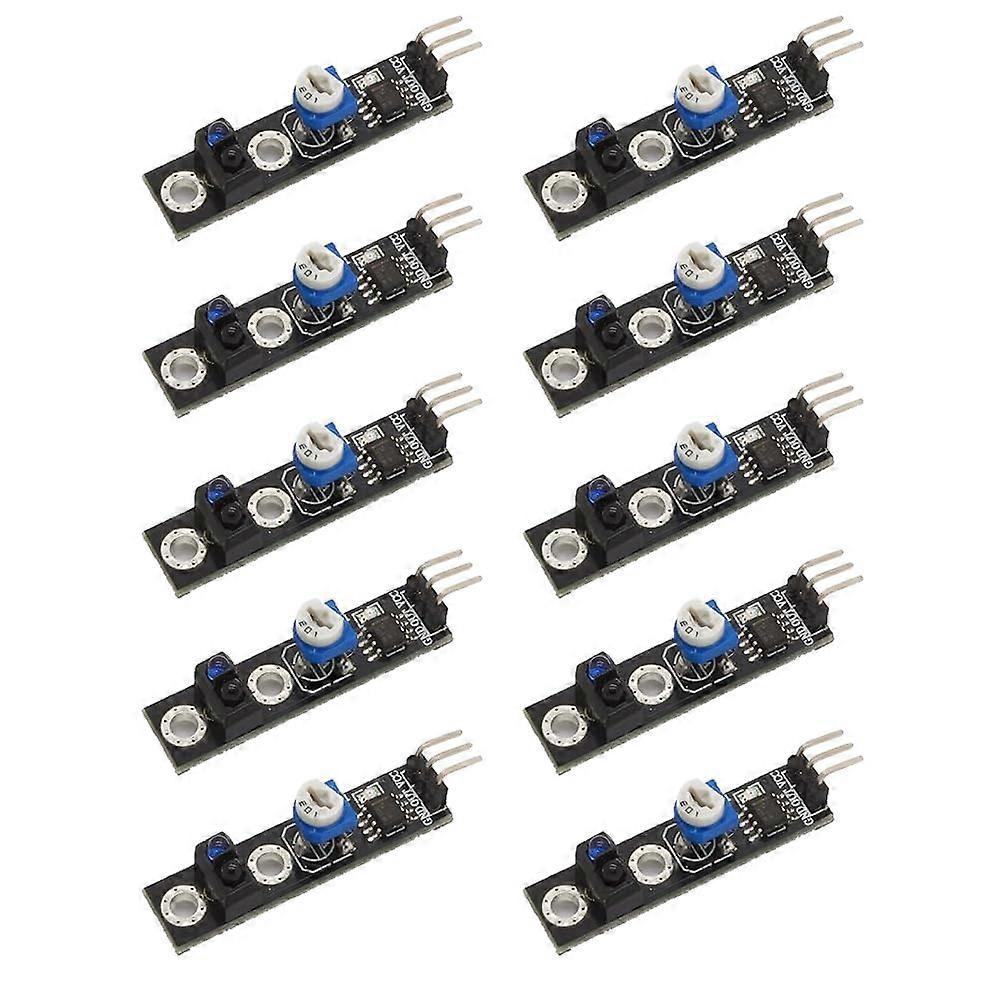 KY033 Line Tracking Sensor TCRT5000 Infrared Reflective Sensor Module, Arduino Compatible Pack of 10