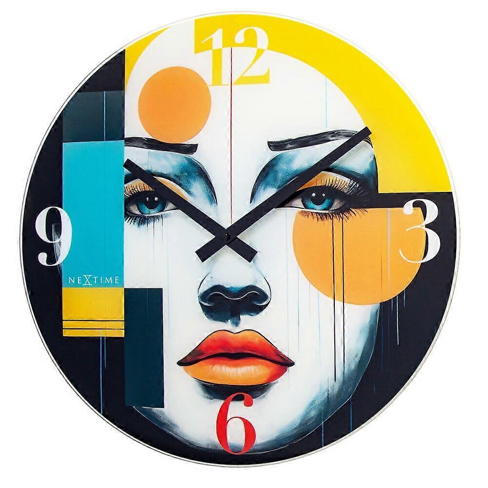 NeXtime - 8199 - Wall Clock - 43cm - multicolor - Vogue