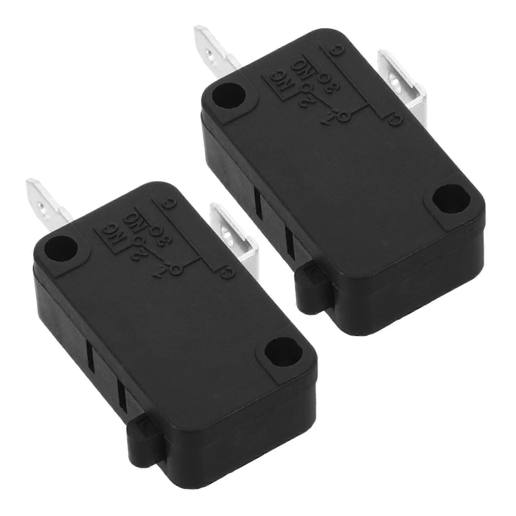 Microwave Door Switch 2-Pack, Normally Open Momentary Micro Switch, Replacement Part for Microwave Ovens