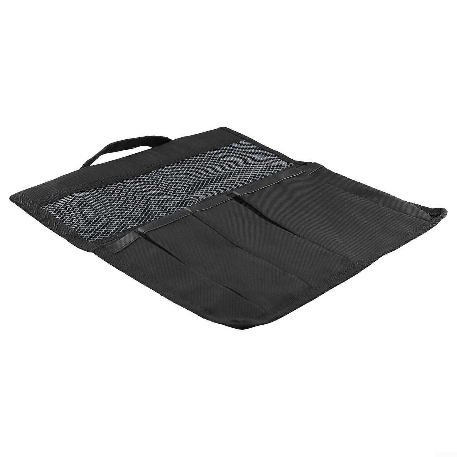 Practical storage solution for garden tools, lightweight carry bag made of Oxford fabric with multiple compartments for organization (black).