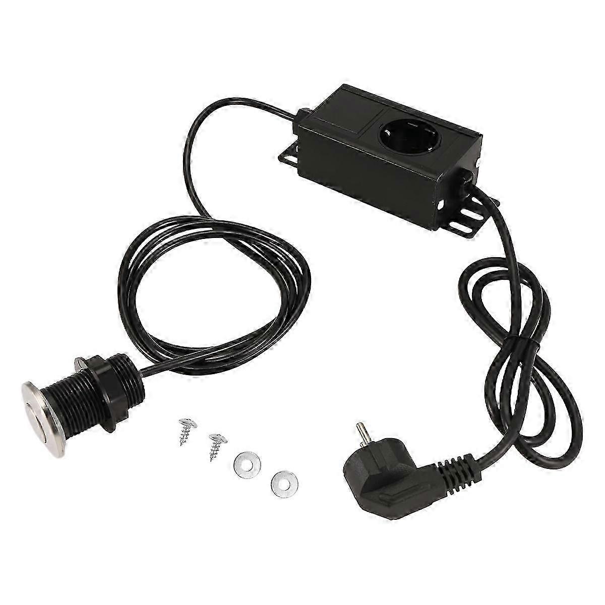 Waste Disposer Air Switch with On/Off Button - EU Plug Included