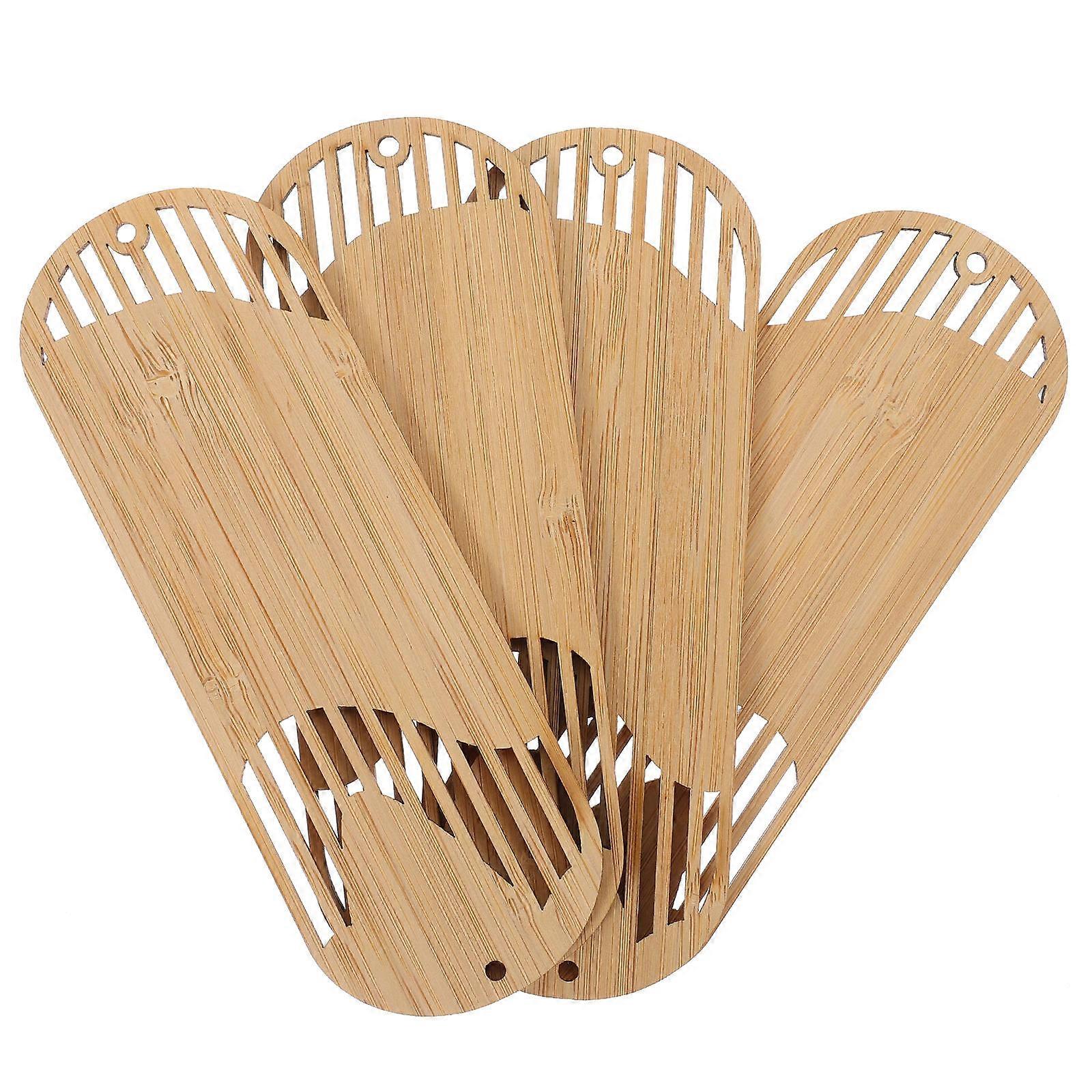 Reading Bookmarks Bamboo Page Marking Diy Office Use 14.00X5.00X0.20CM 4Pcs