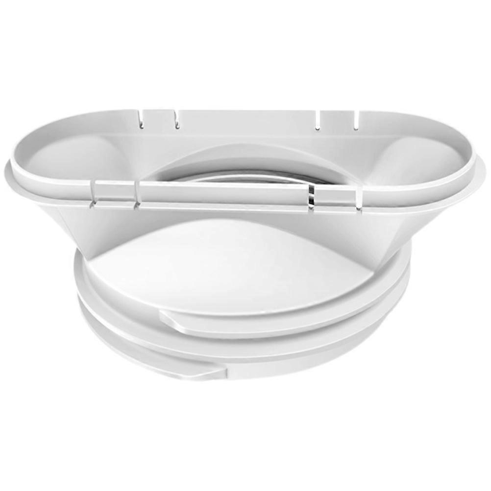 Air Ducting Connector Exhaust Hose Adapter Air Conditioner Hose Duct Connector Compact Size Abs Material Prevents Wind Leaking 1Pack