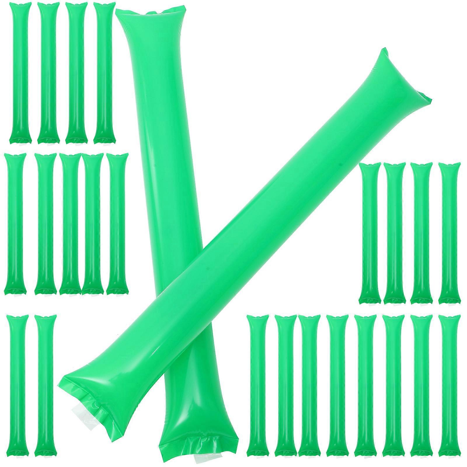 Noisemakers For Party Inflatable Sticks For Indoor Entertainment Green 58.00X10.00X5.00cm Cheering 40Pcs