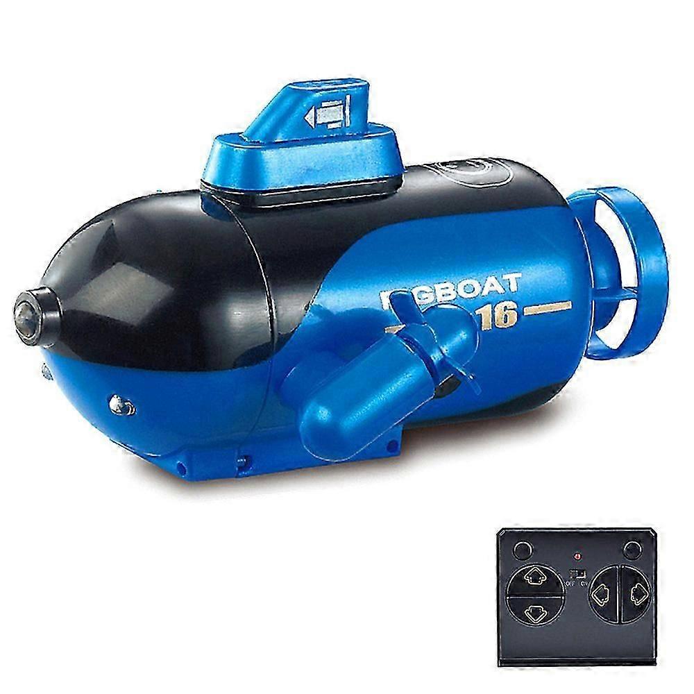 Mini Remote Control Submarine, 4-Channel Remote Control Toy Forward/Diving, Backward/Surfacing, Left Turn, Right Turn Yellow