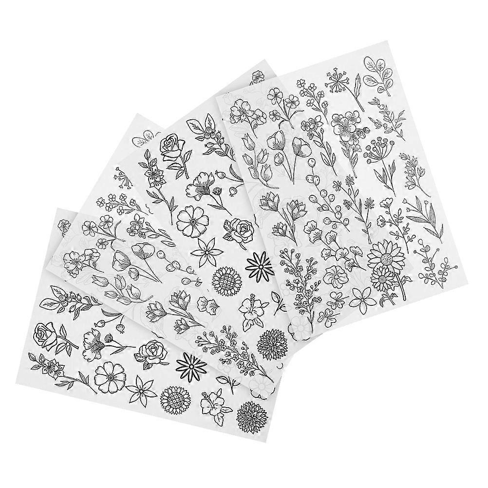 Stabilizer For Embroidery Water Soluble Embroidery Stabilizer Sheets Multi Color Diy Templates Embroidery Support 4Sheets