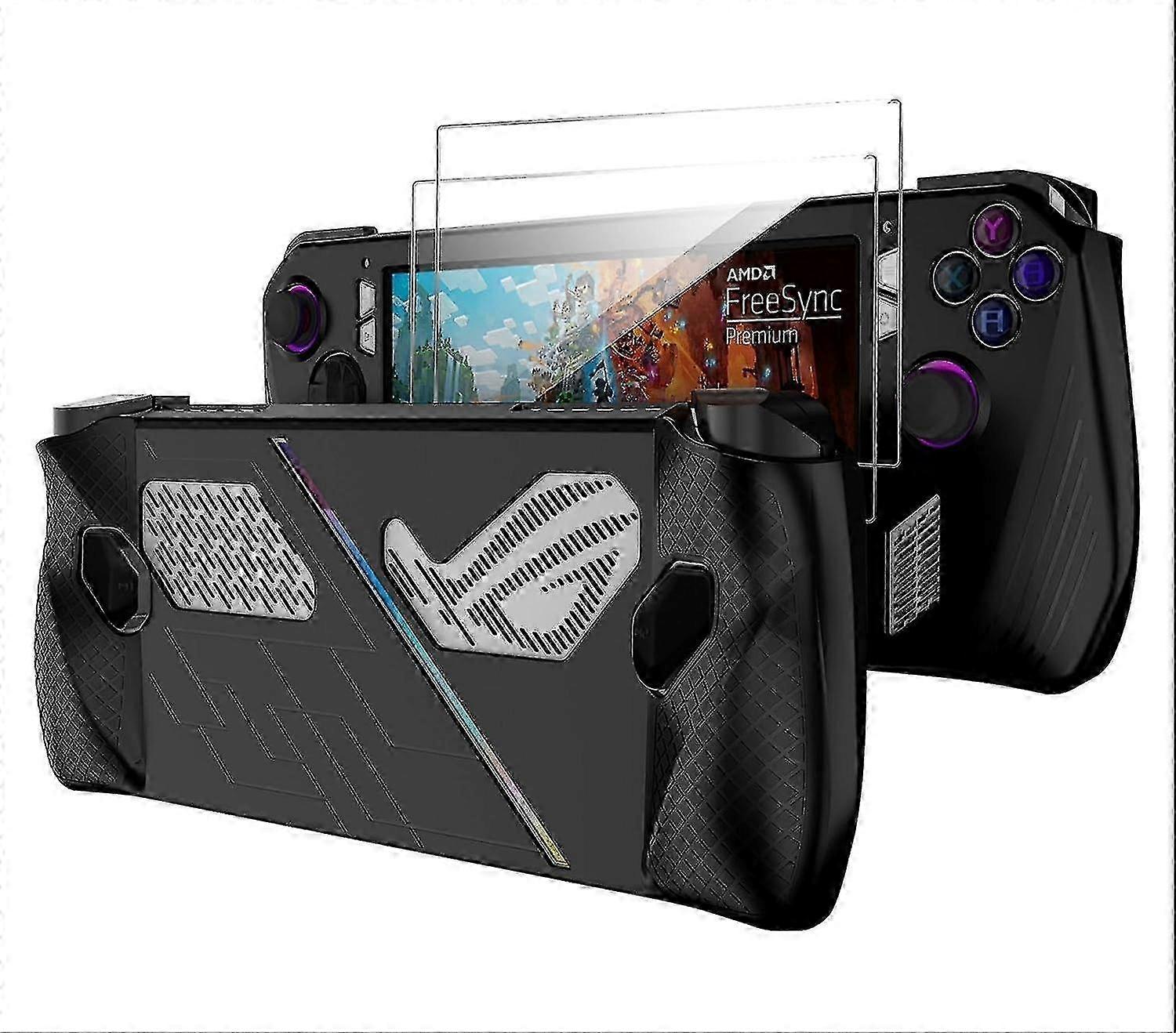 Soft Silicone Protective Case Suitable for Certain Brand with 2 Pieces Tempered Glass