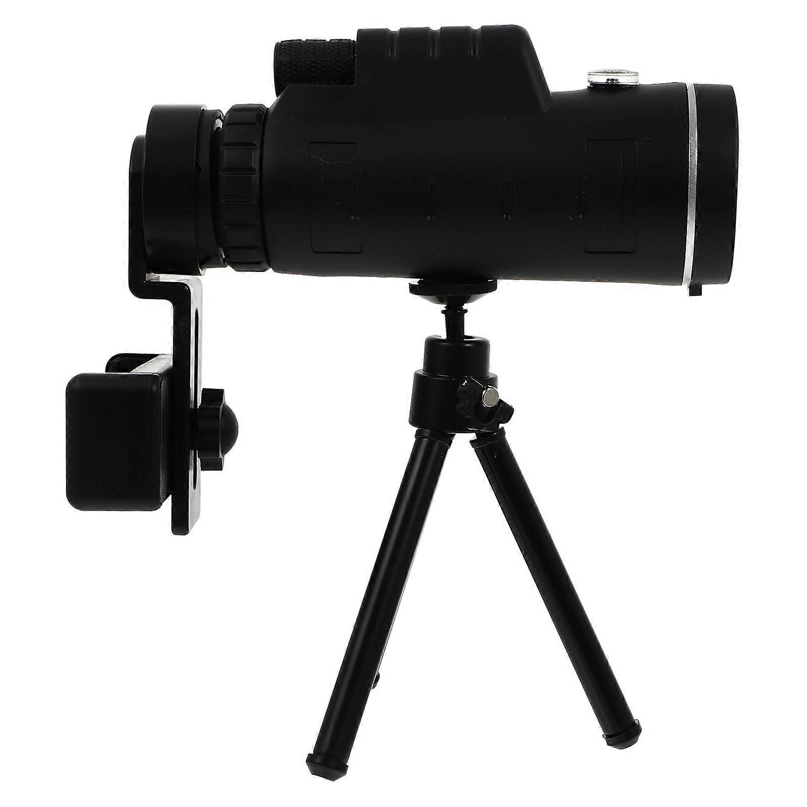 Smartphone Telescope Monocular Black For Hunting With Compact Design 1Set