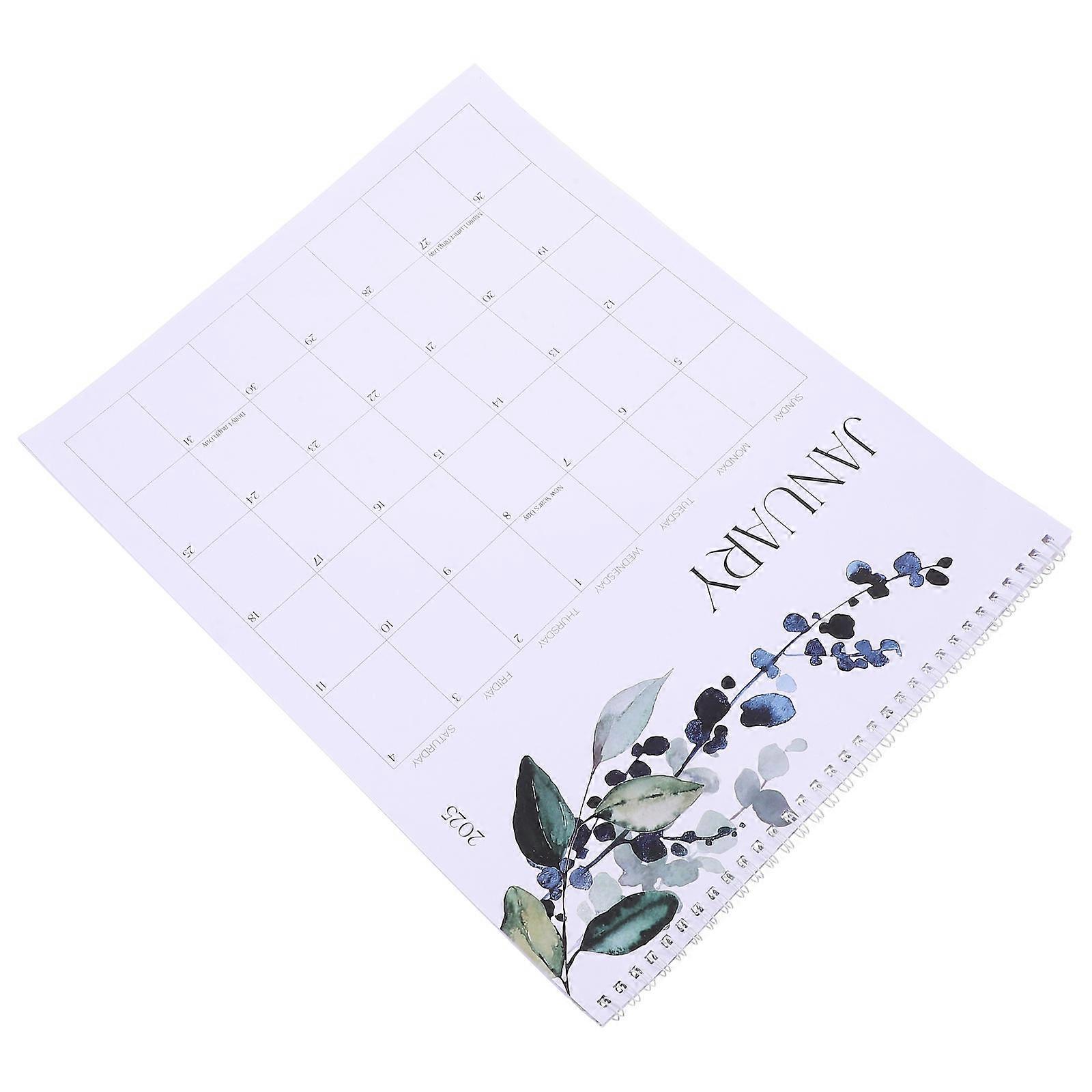 Office Calendar Vertical Wall Calendar For General Users Hanging 14.2X11.0X0.0in 1Pack