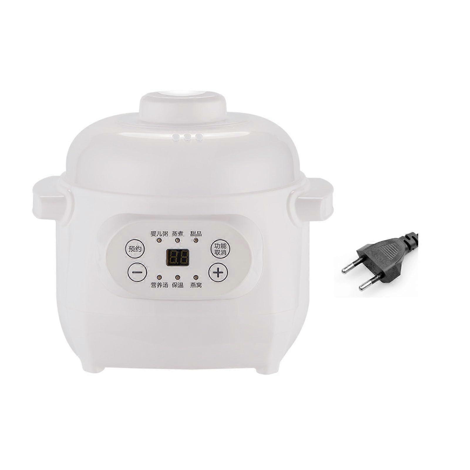 1L 200W Electric Dutch Oven with Timer, WaterInsulated Stewing Function (EU Plug)