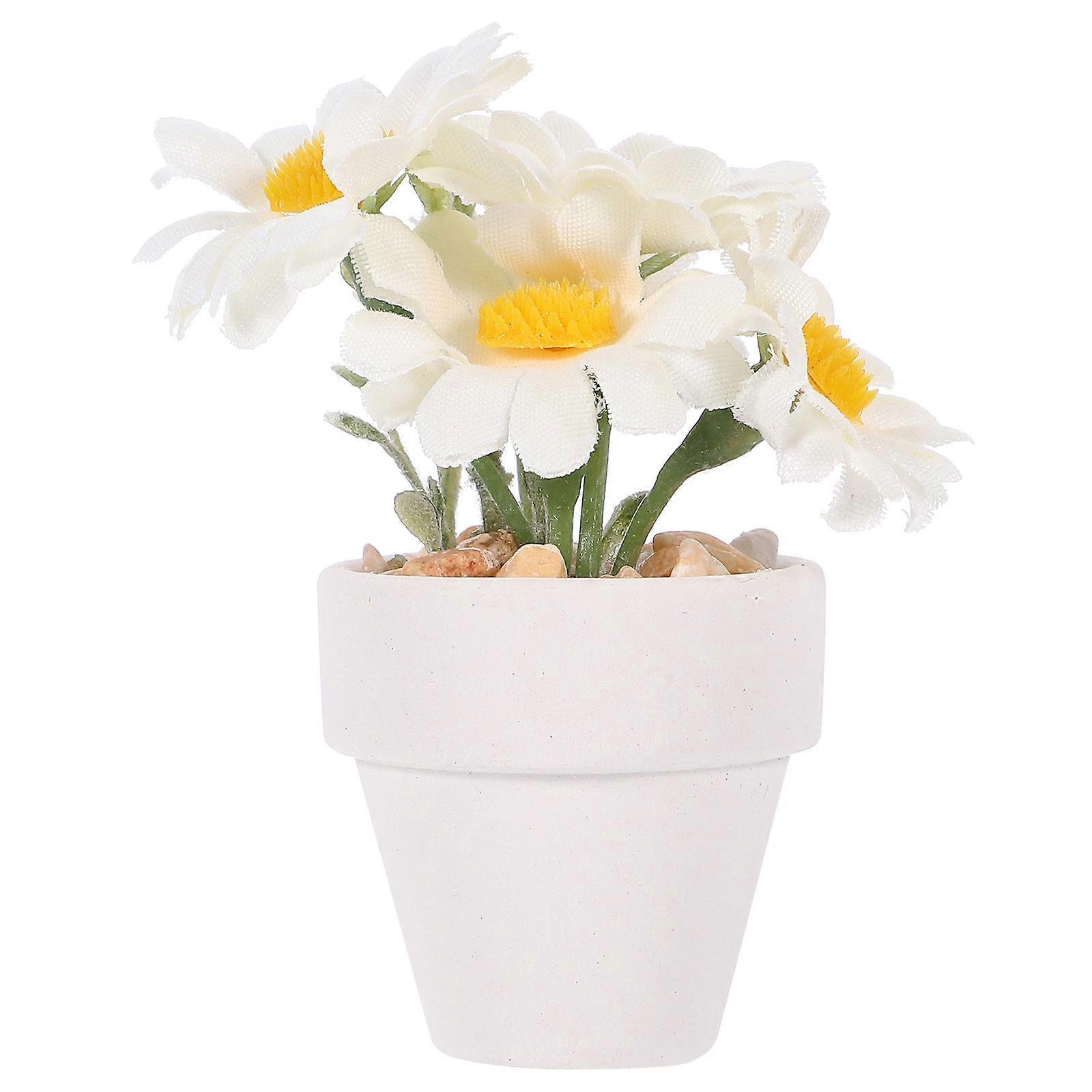 Garden Bonsai Model Decor Dollhouse Potted present Mini Style Design Ceramic 1Pack