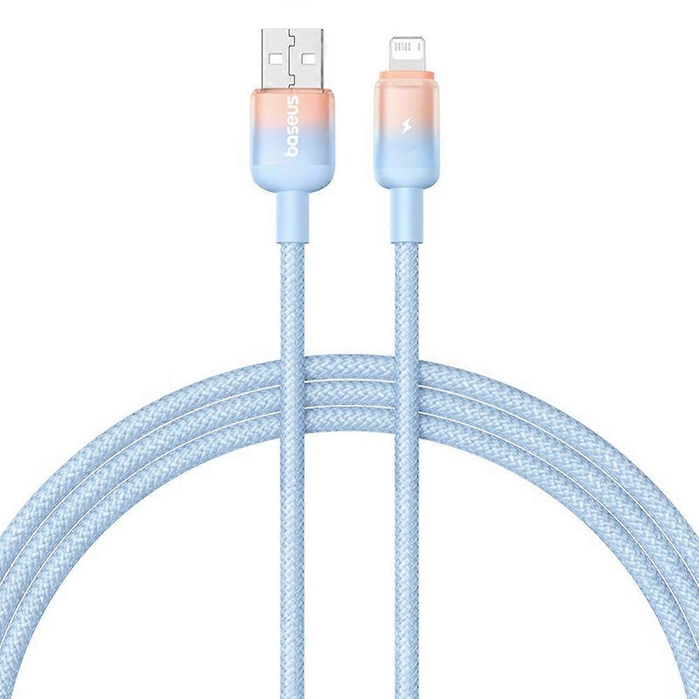 BASEUS Discolorシリーズ1m急速充電ケーブルUSBAからiP2.4Aナイロン編組データコード