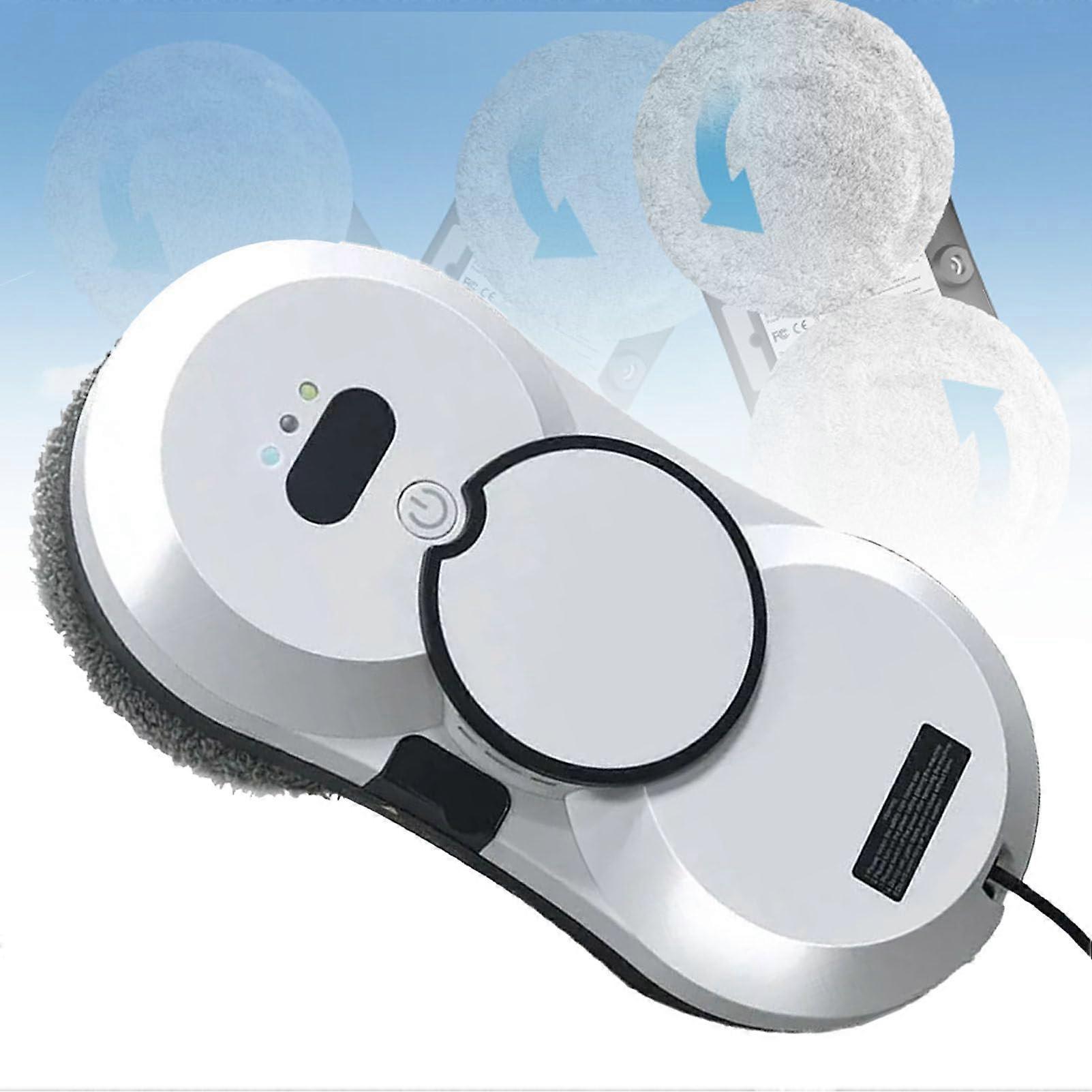 Window Cleaning Devices - Intelligent Window Cleaning Robot with 5600 Pa, Double Water Jet and Anti-Clogging, White
