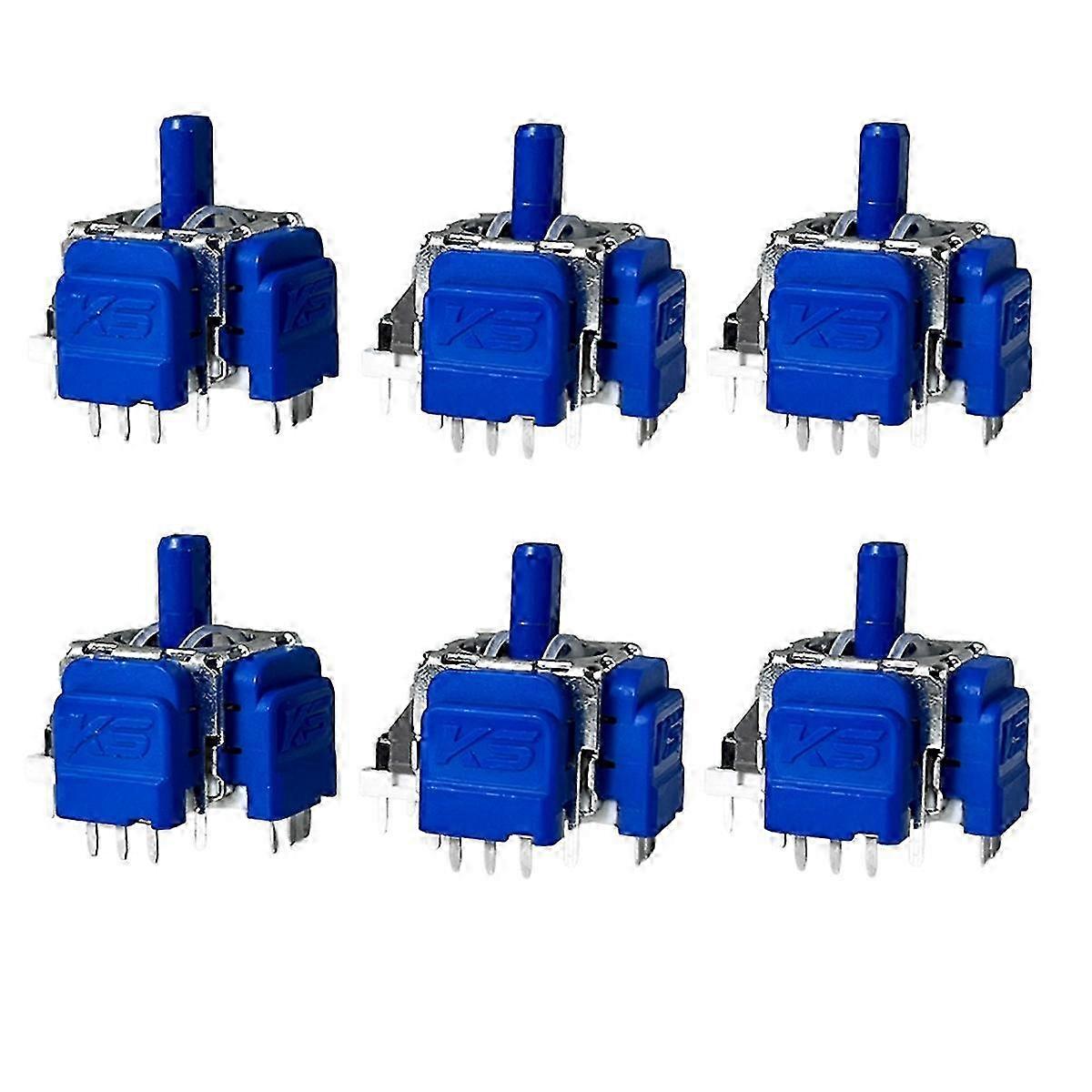 6PCS TMR Elektromagnetische Joystick voor Switch Pro Gamepad Upgrade TMR Joystick 3D Analoge Thumbstick Controller hwy