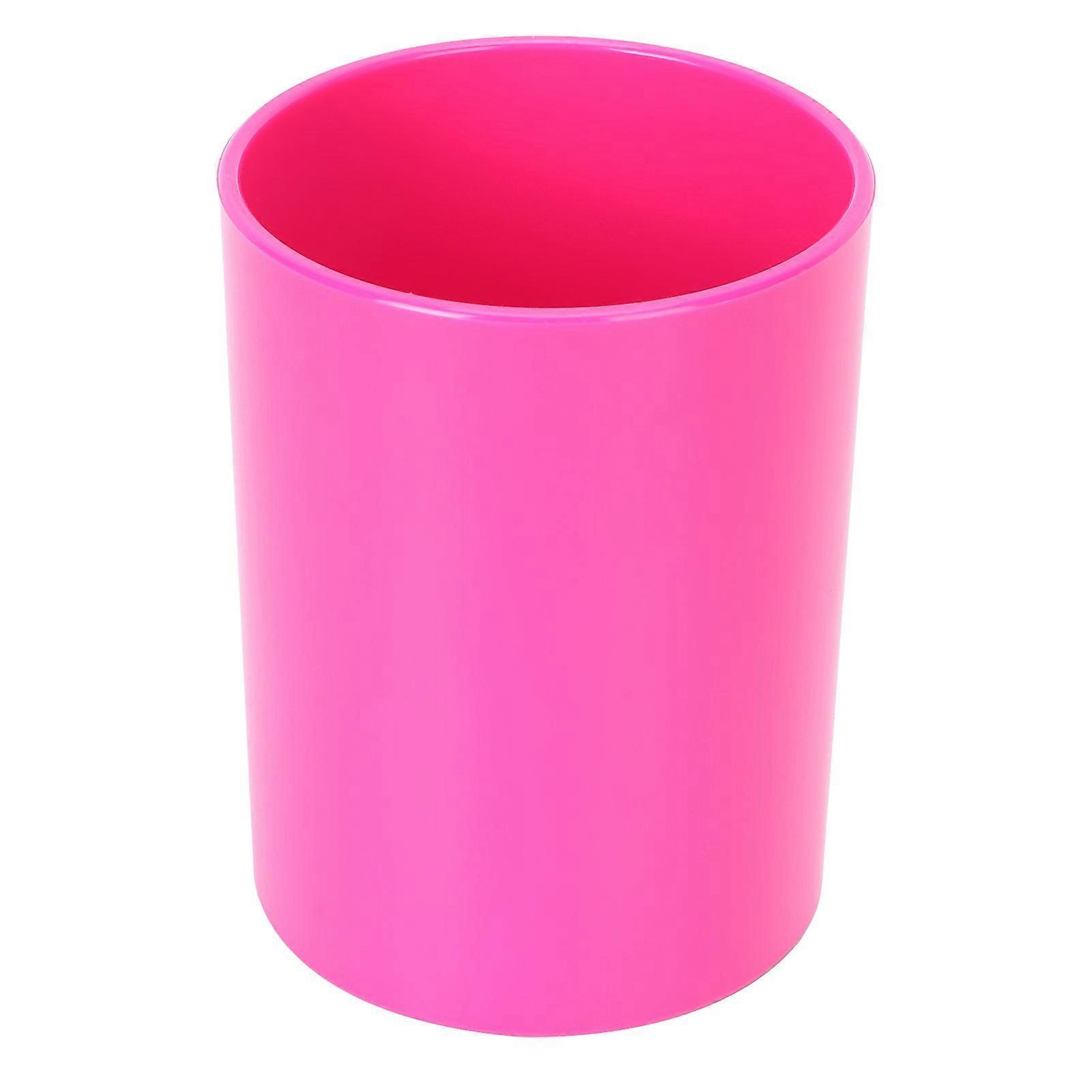 2025 Latest Model  Pen Holder Round Shape Sponge Bottom Cushion Plastic Pencil