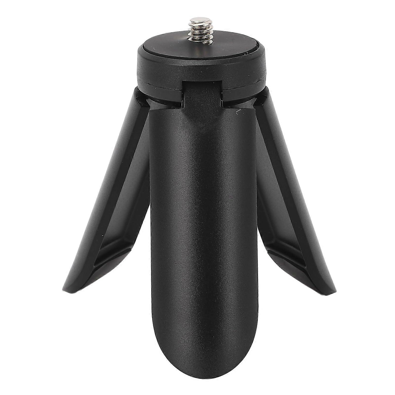Mini Camera Tripod, Tabletop Tripod, 1/4 Inch Screw, For Pocket 3 One X3, Sturdy Non-Slip Base, Compact Portable, Black