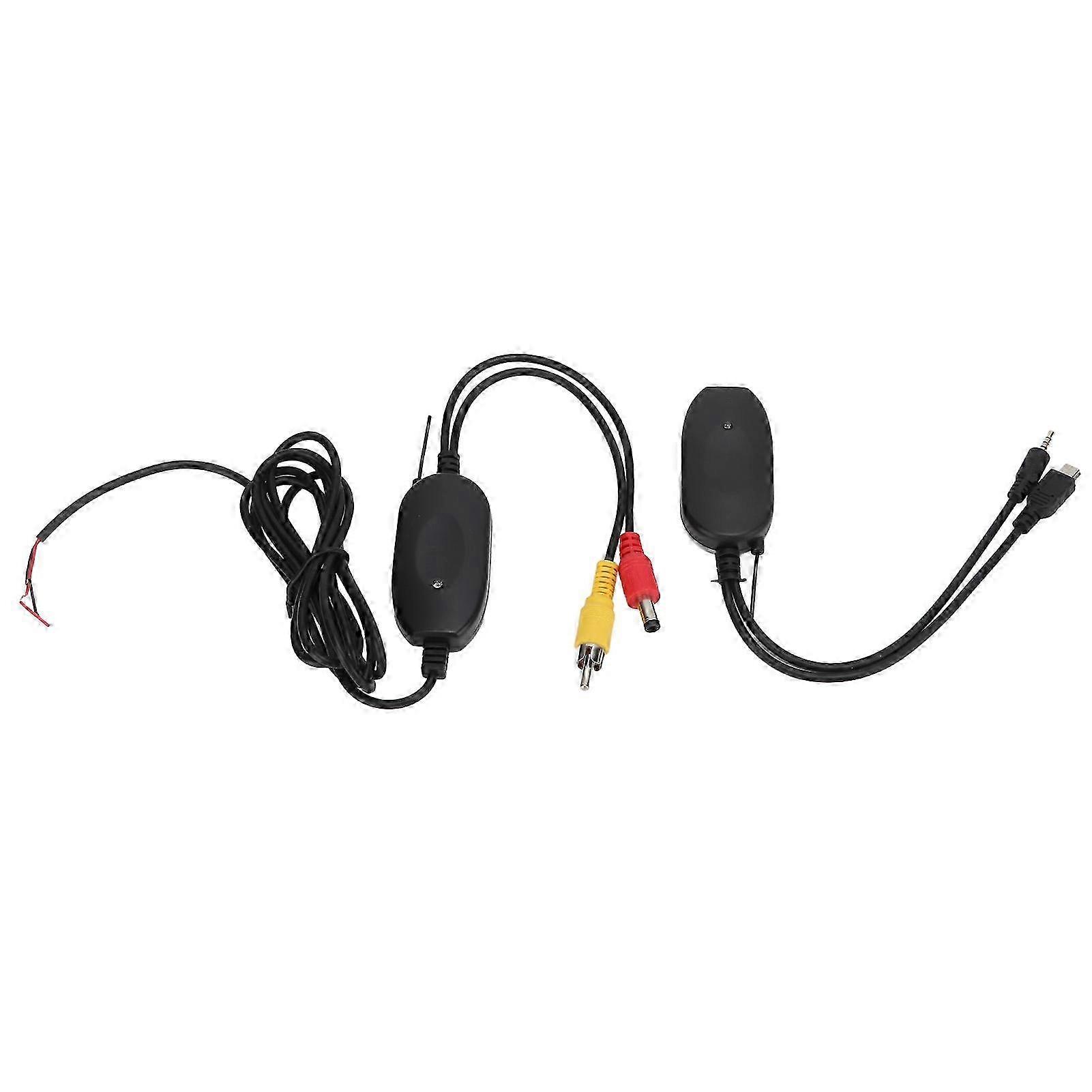 Wireless Video Transmitter Receiver Kit GPS AVIN Interface Waterproof for Car Backup Camera Monitor System