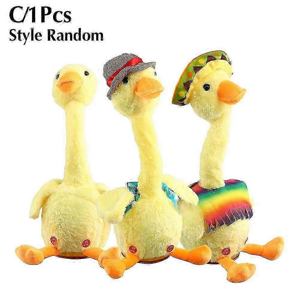 Dancing Duck Plush Toy Funny Duck Can Sing And Dance Voice Interactive Toy Christmas Gift