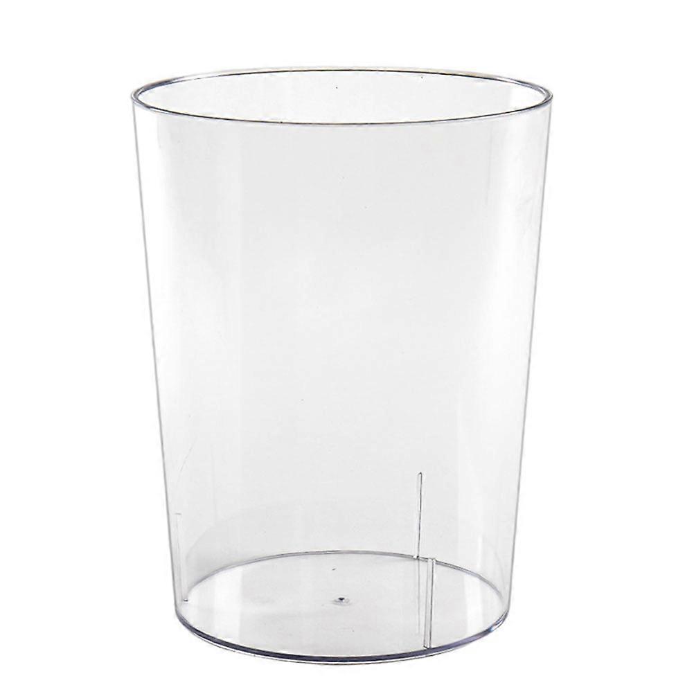 Transparent Plastic Trash Can for Home Use Environment Functional 12.5x15.3 Inches