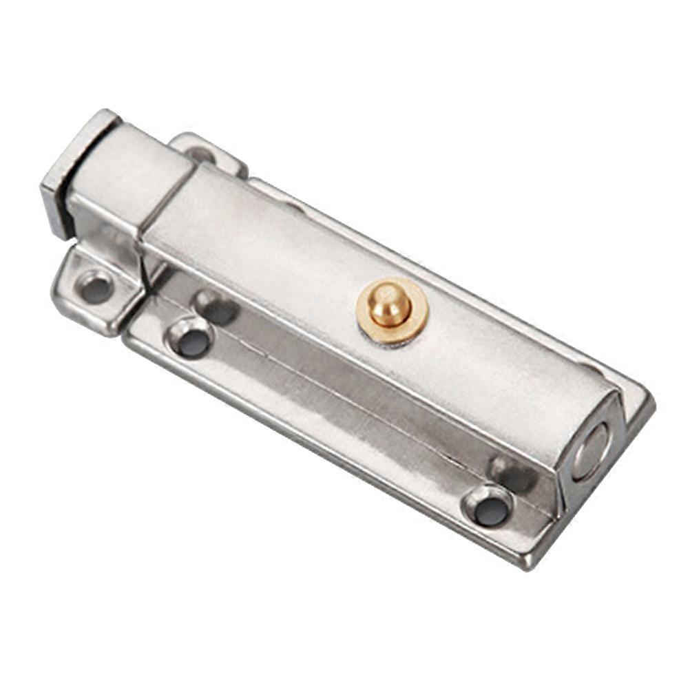 Security Door Latch Automatic Spring Design Safety Door Lock Latch 4 Inch Silver Suitable For Property Managers