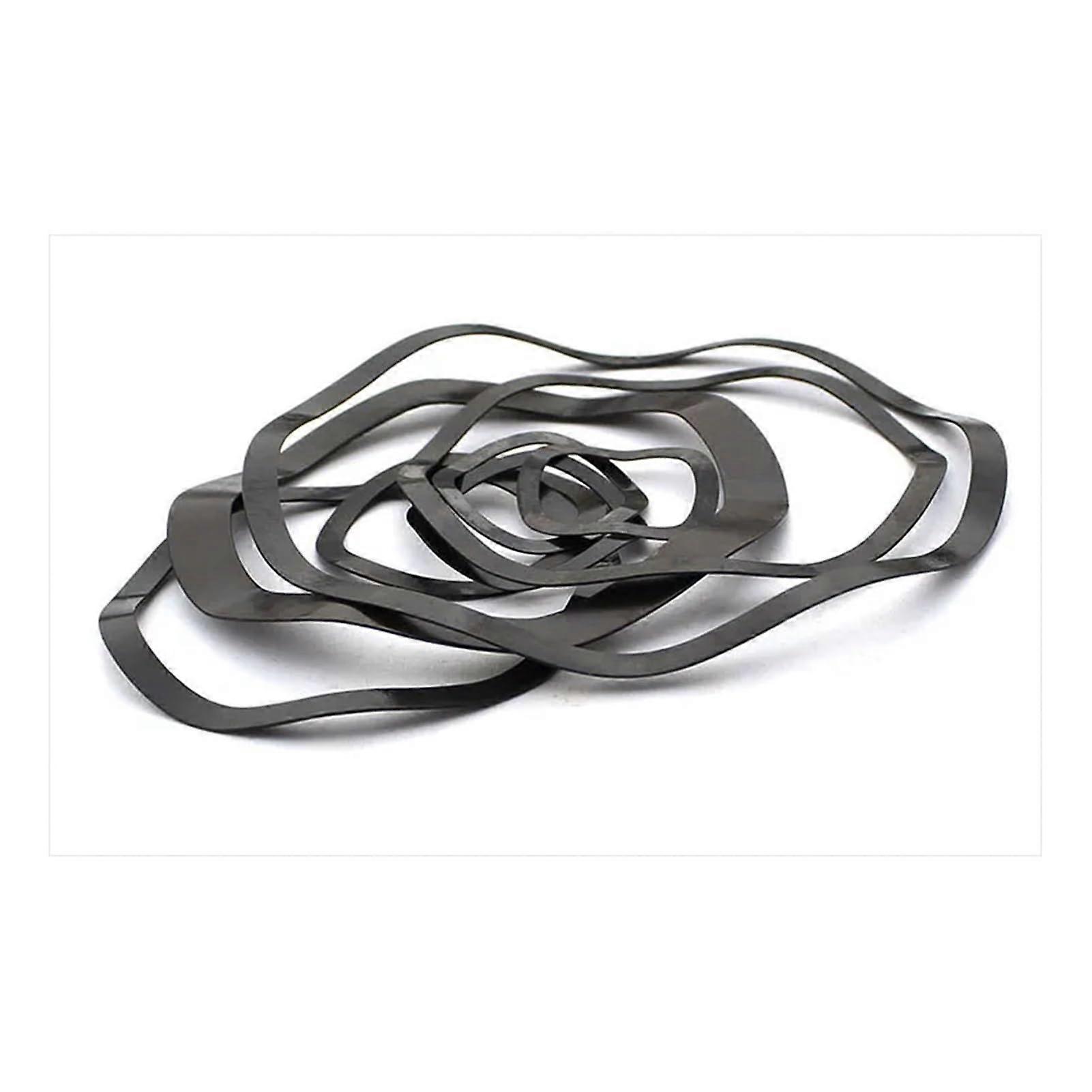Wave Spring Washer M14x21x0.3 Elastic Seal Spring Washer Wave Type Seal (30 Pieces)