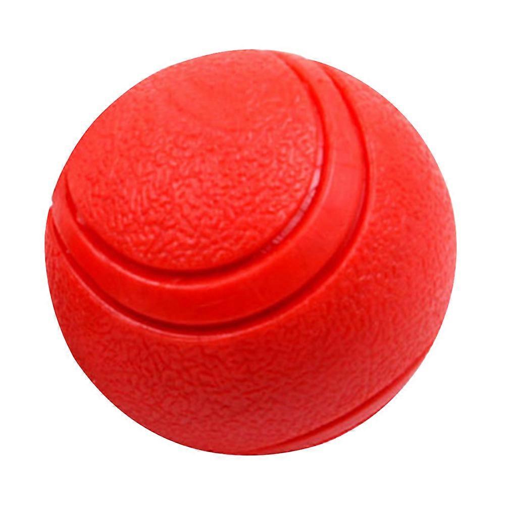 Pet Chew Toys Tpr Elastic Training Dog Ball Red 5cm in Diameter Outdoor Games 3Pcs
