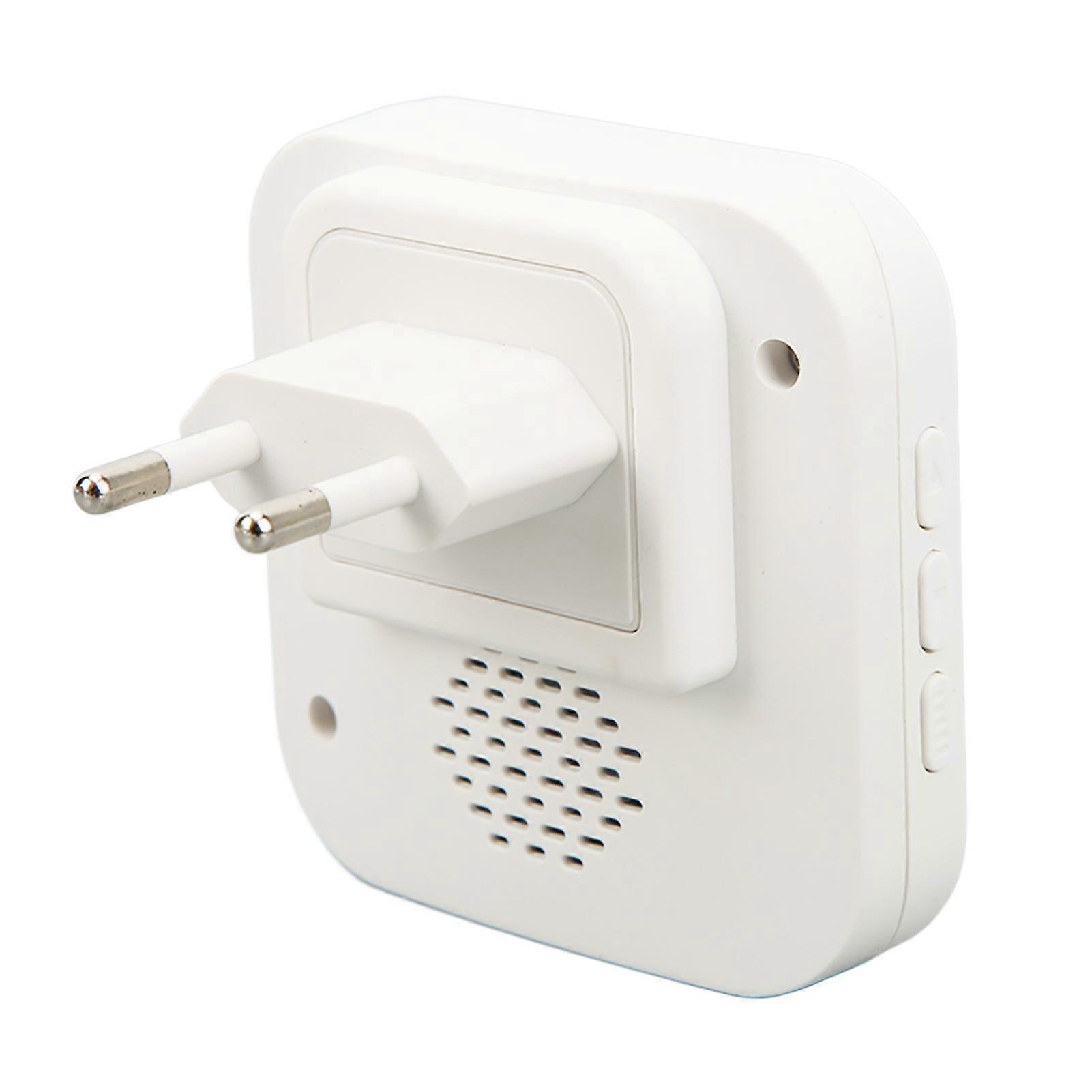 Caregiver Pager One Touch Calling LED Indicator Light Wireless Remote Help Device For Elderly Patient Disable EU Plug