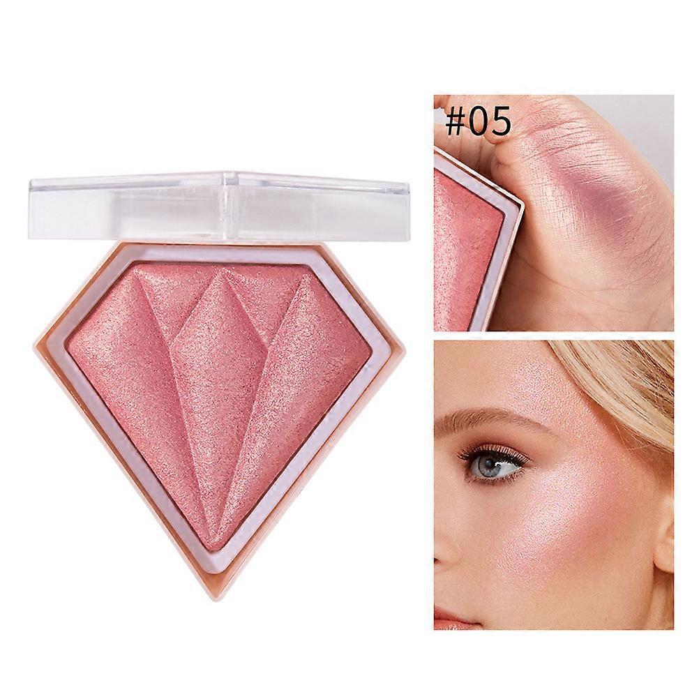 5 Farben Rouge Make-up Palette Highlighter Contouring Powder Bronzer High Gloss Highlighter