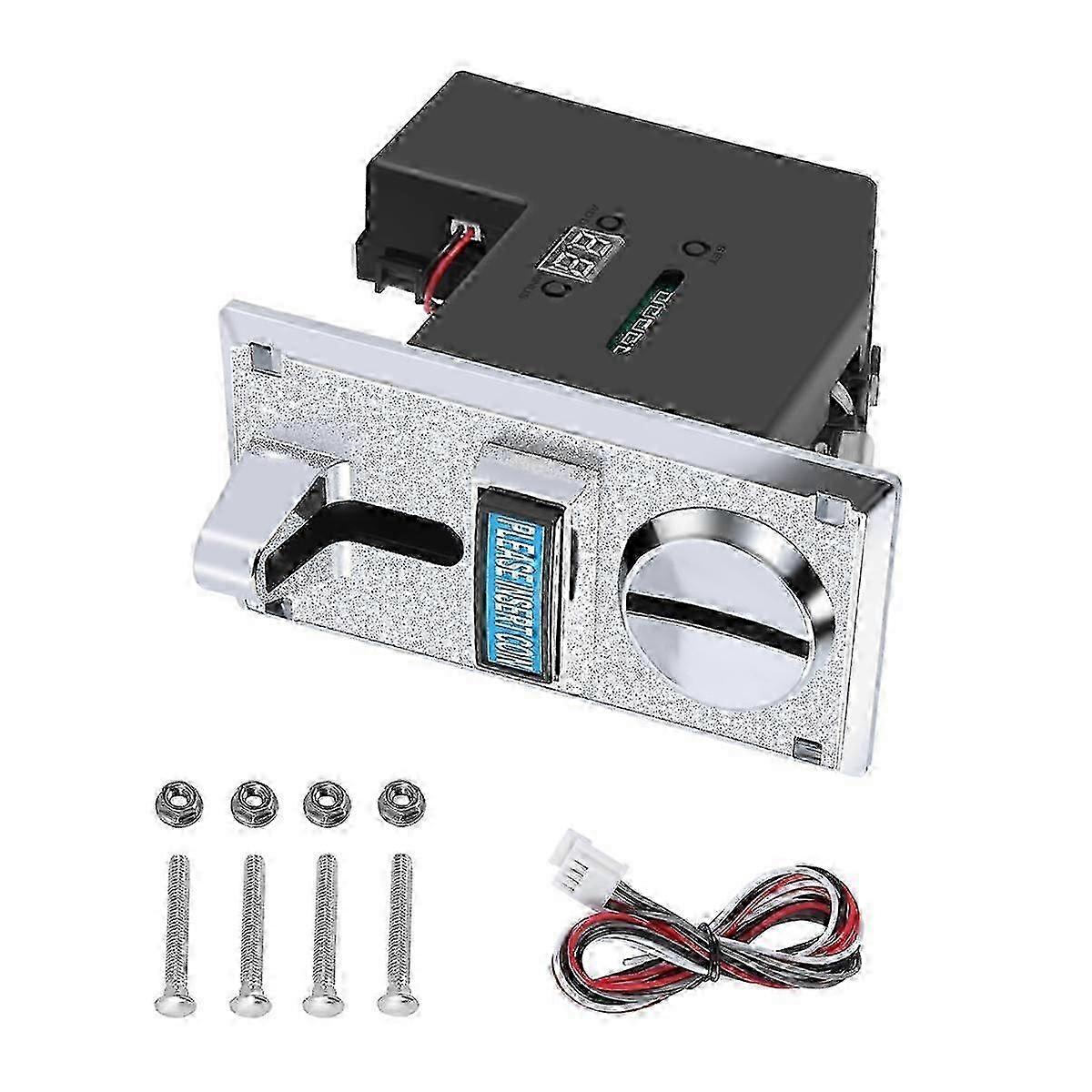 Programable Plastic Multi Coin Acceptor Electronic Roll Down Coin Acceptor Selector Mechanism Side Coin Selector js