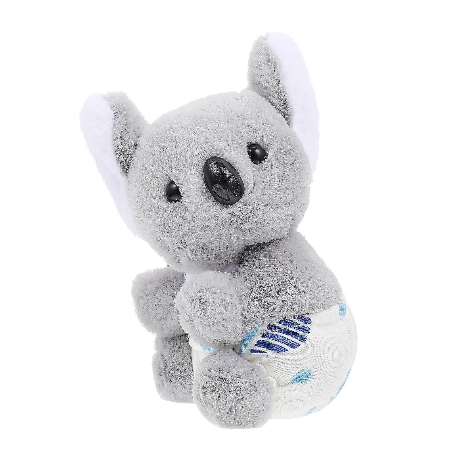 Bear Bag Pendant Daily Use Backpack Charm Short Plush 1Set