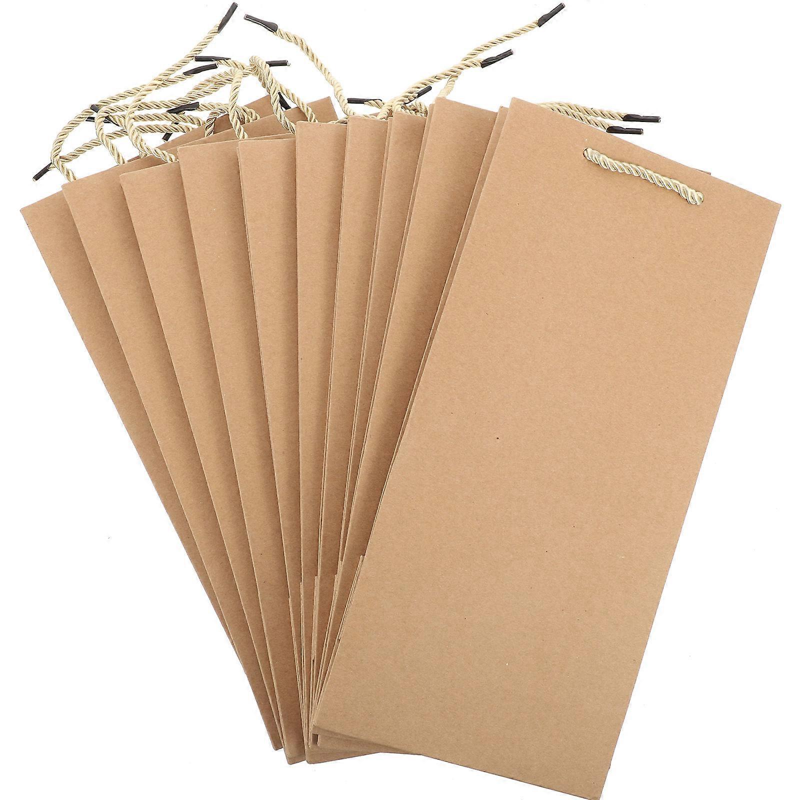 Wrapping Storage Bags Wine present Bags Rectangular Portable For Parties 10Pcs