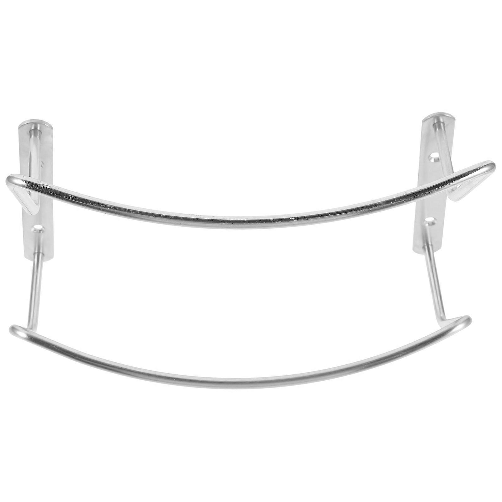 Drying Rack For Kitchen Pot Lid Organizer Wall Mount Storage Silver 20.00X16.00X9.00Cm 1Set